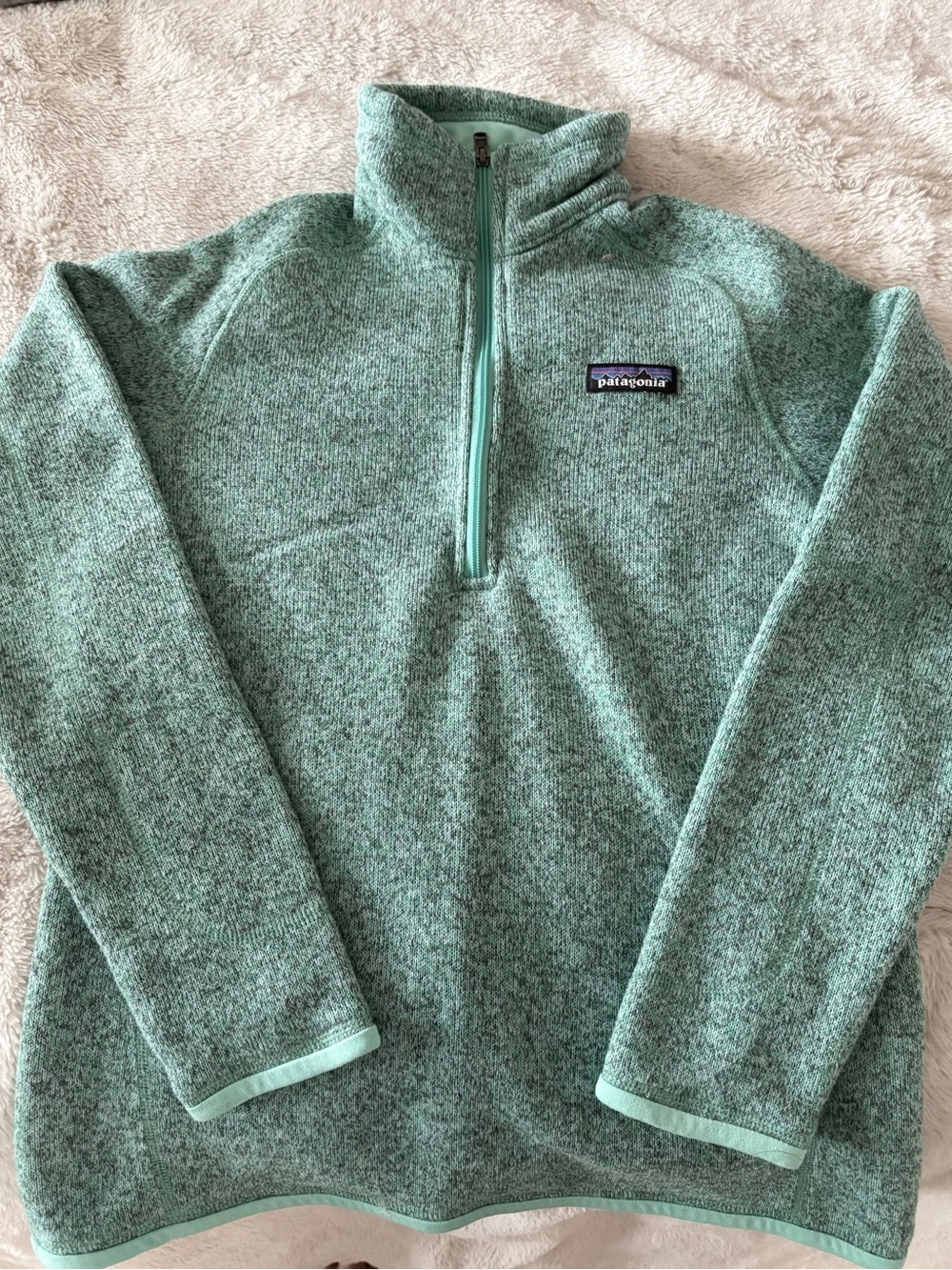 Patagonia Women's Fleece Pullover in Green Size XS Like New